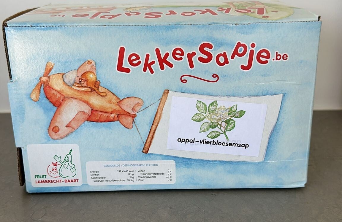 Appel-vlierbloesemsap (box 3 liter) - Hoeve Lambrecht - Baart
