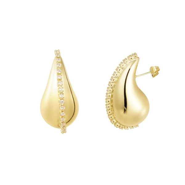 DROP EARRINGS MET STEENTJES