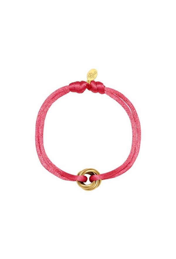 BRACELET SATIN KNOT - RED