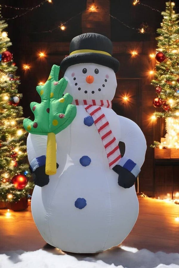 Opblaasbare Sneeuwpop 2,5 meter