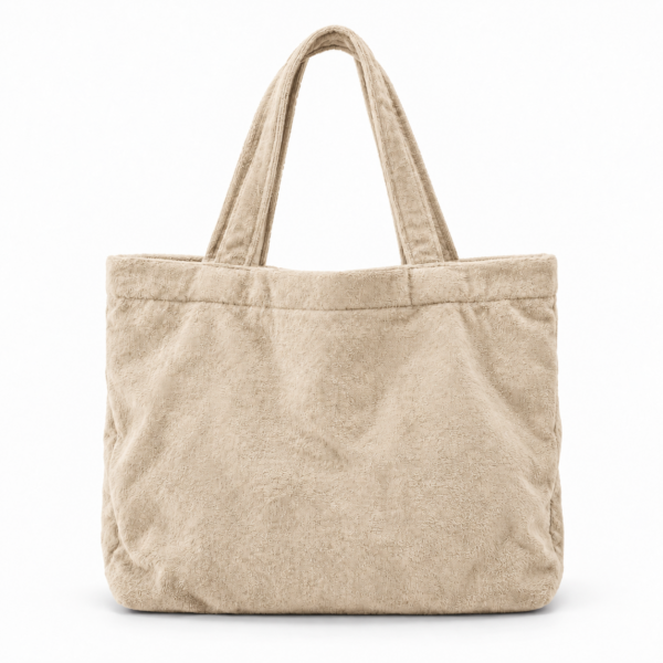 Mombag velours cream