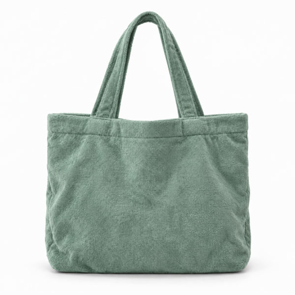Mombag velours stonegreen