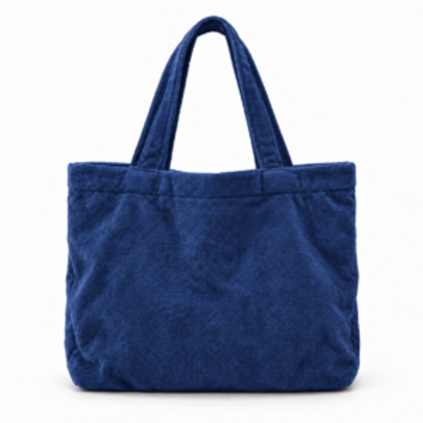 Mombag velours navy