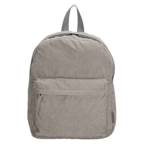 Corduroy Rugzak grijs 35x28cm