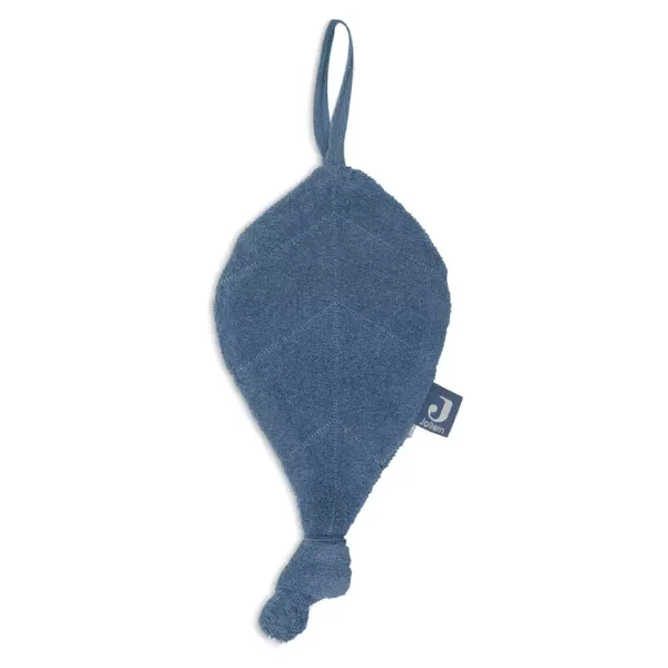 Jollein speendoek Leaf jeans blue