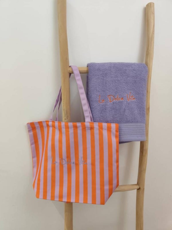 tote bag + handdoek