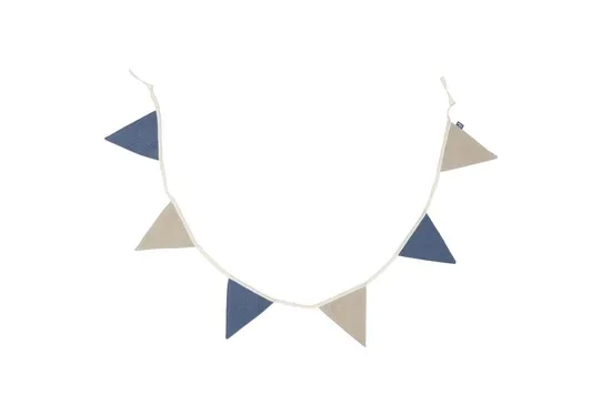 Jollein Vlaggenlijn Jeans Blue/Olive Green