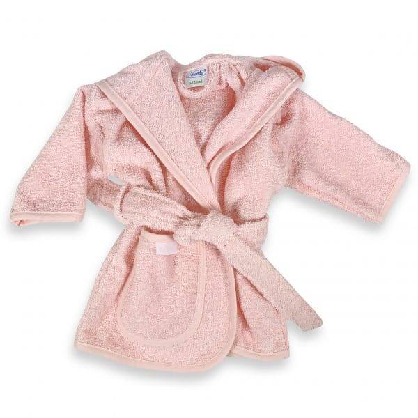 Blush roze badjas 1-2 jaar