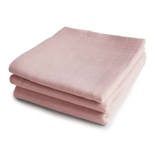 Swaddle - Mushie - blush - 60X60cm