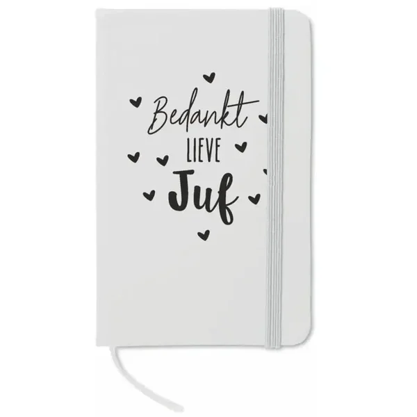 Notitieboekje 'Bedankt lieve juf'