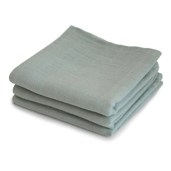 Swaddle - Mushie - sage - 60X60cm