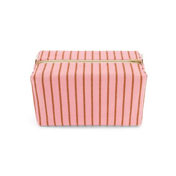 Pecan / strawberry katoen Toilettas