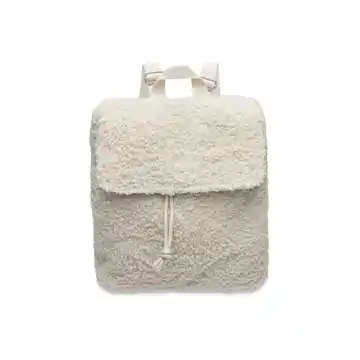Jollein rugtasje Boucle naturel