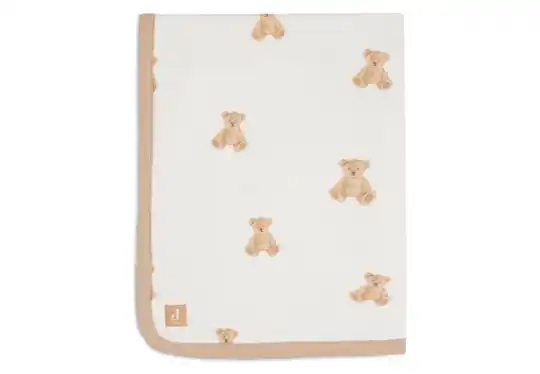 Jollein Deken Wieg Jersey 75x100cm Teddy Bear