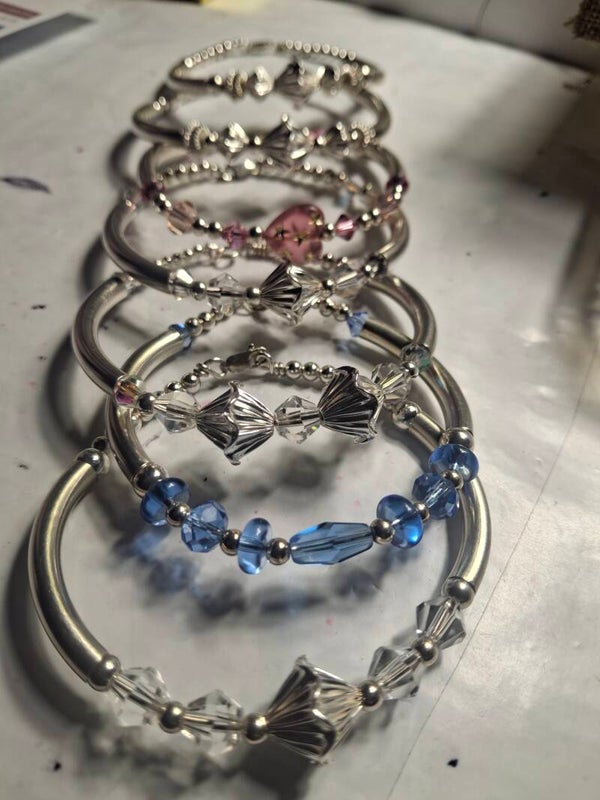 STERLING SILVER BANGLES