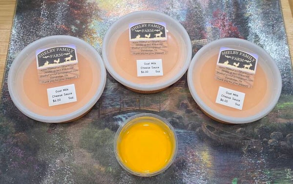 Goat Cheese Sauce a melty cheese for making dips, mac and cheese or topping veggies!