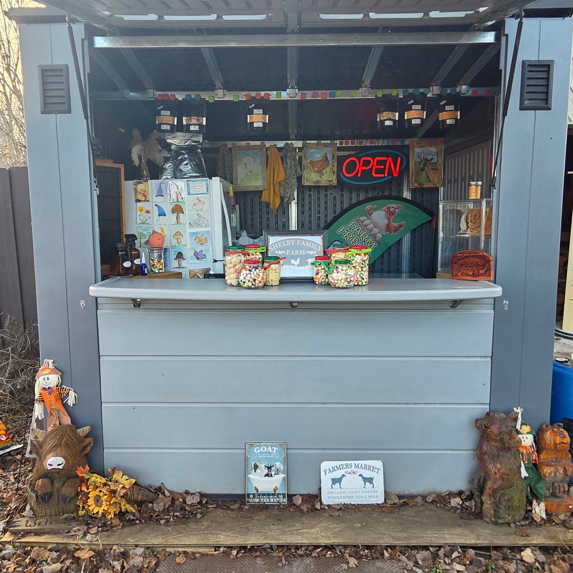 Holiday Mason and Decorative Round Jars with etching filled with freeze dried candy