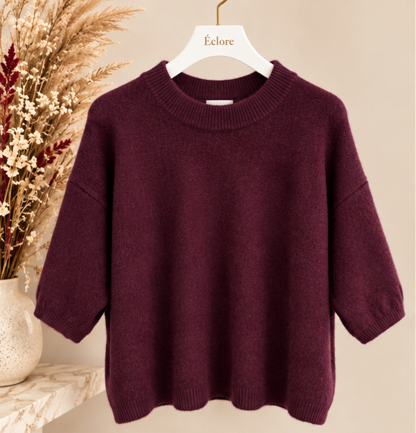Gebreide knit - Prume/Bordeaux