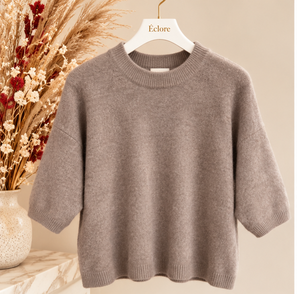 Gebreide knit - Taupe