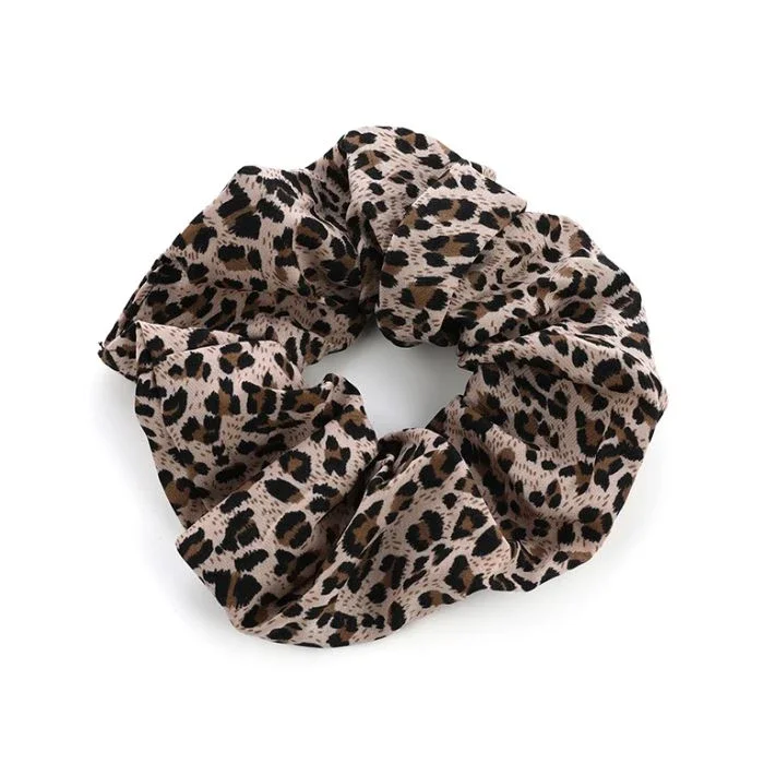 Scrunchie - Leopard bruin