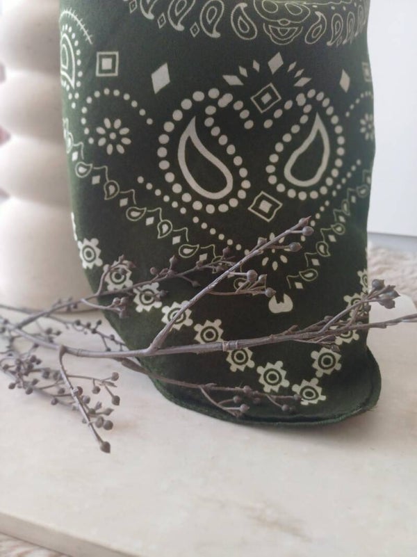 Sjaal paisley - Khaki