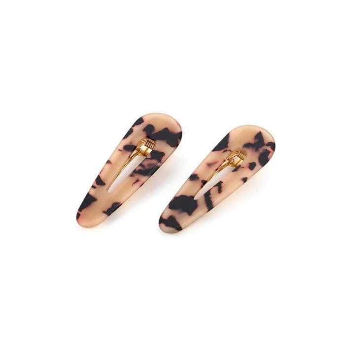 Haarspelden - Leopard beige