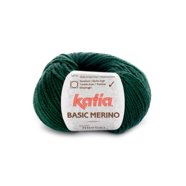 Basic Merino 15 Zeer donker Groen