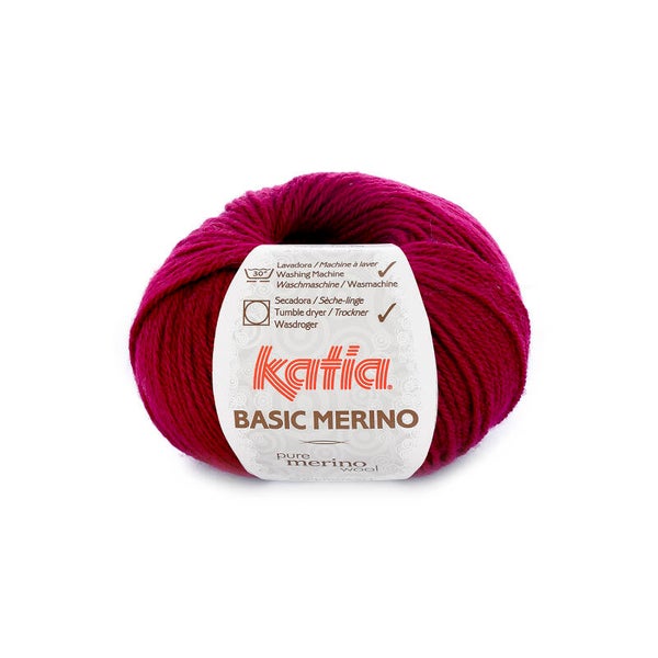 Basic Merino 24 Donker Fuchsia