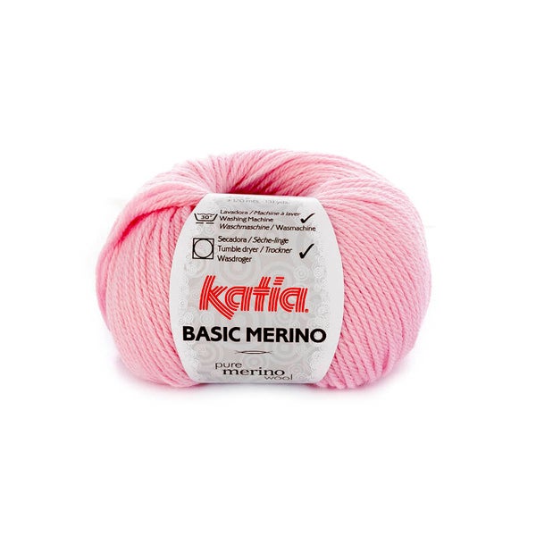Basic Merino 25 Kaugom Roze