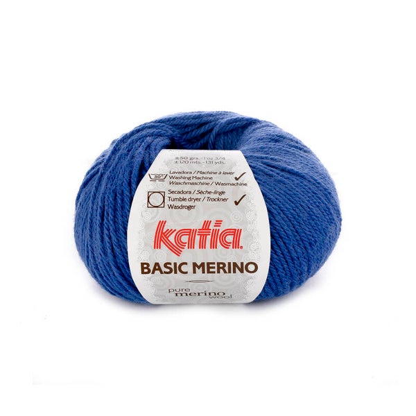 Basic Merino 45 Blauw