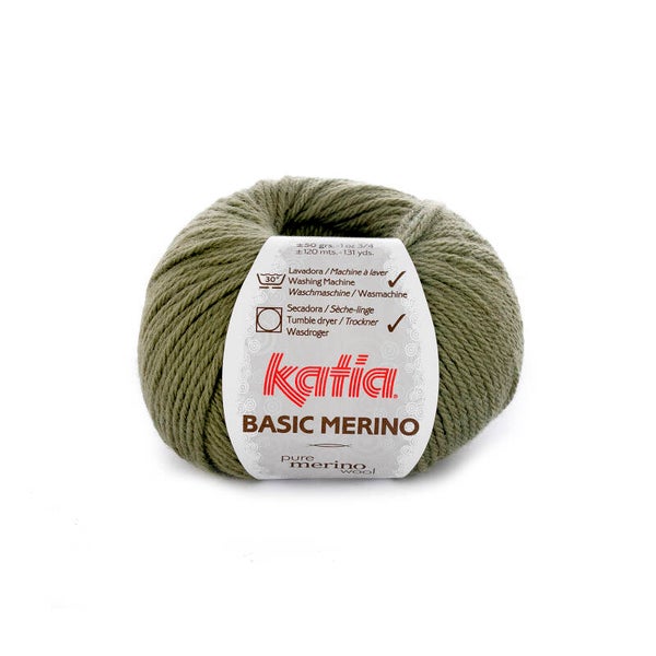 Basic Merino 70 Kaki