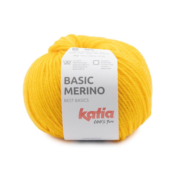 Basic Merino 96 Knalgeel