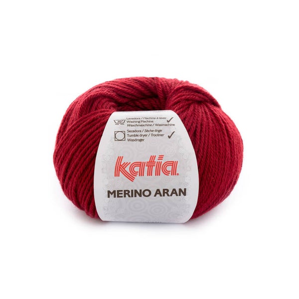 Merino Aran 51 Licht Bordeaux
