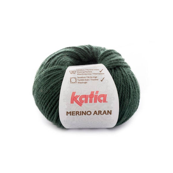 Merino Aran 66  Donkergroen