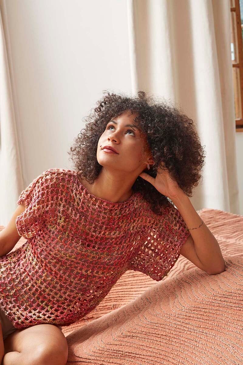 Mouwloze trui Footprints