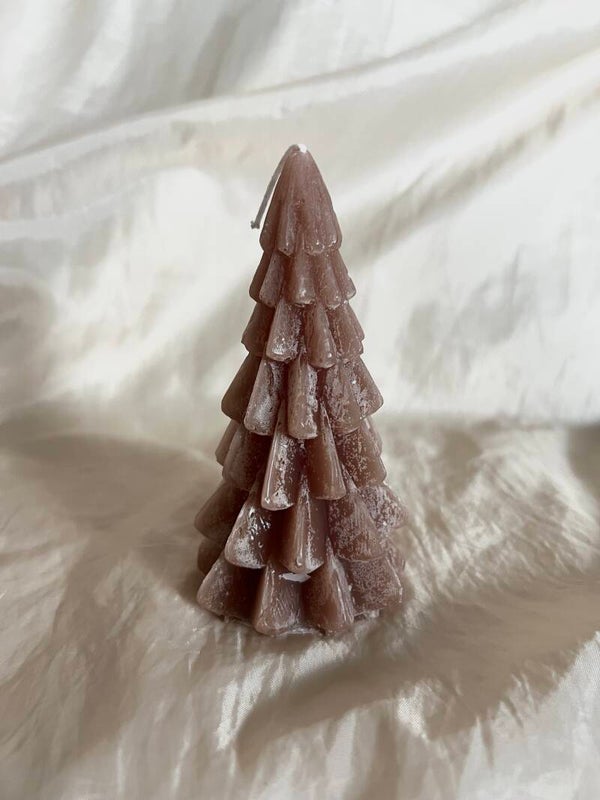 Kerstboom kaars - Cognac