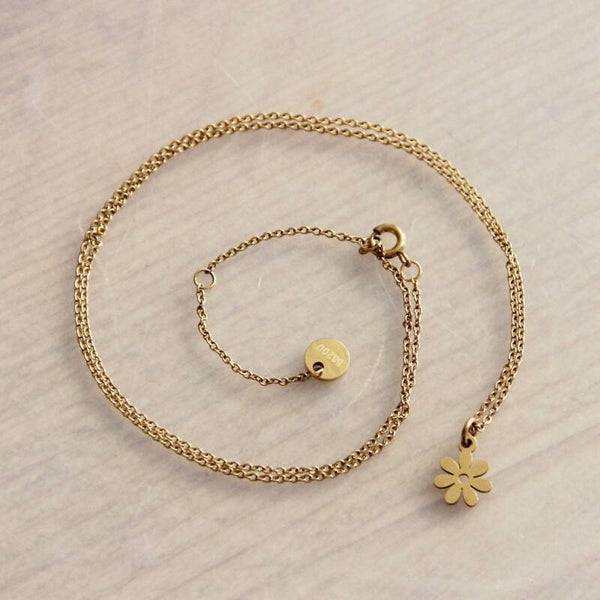 Ketting - Golden flower