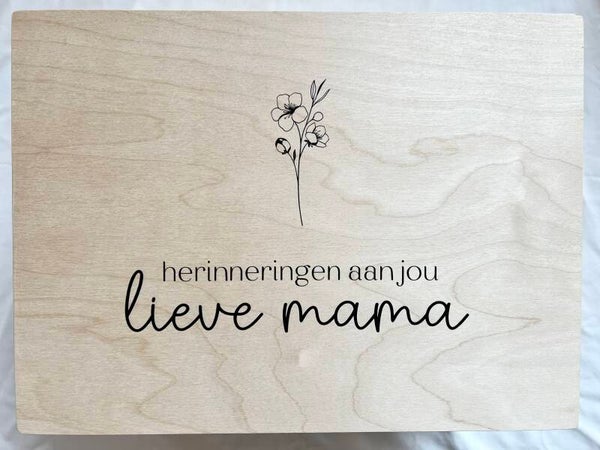 Herinneringskist - Lieve mama