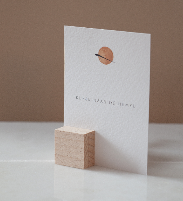 Kaartje - Kusje naar de hemel