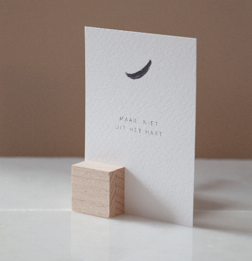 Kaartje - Maar niet uit het hart