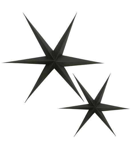 Kerststerren - Black