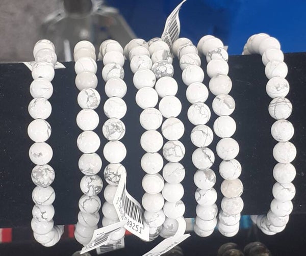 Howlite boule 6mm