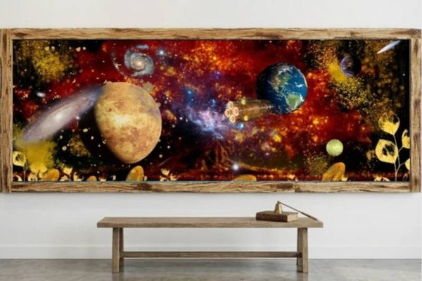 Tableau mural – « Évasion Cosmique »