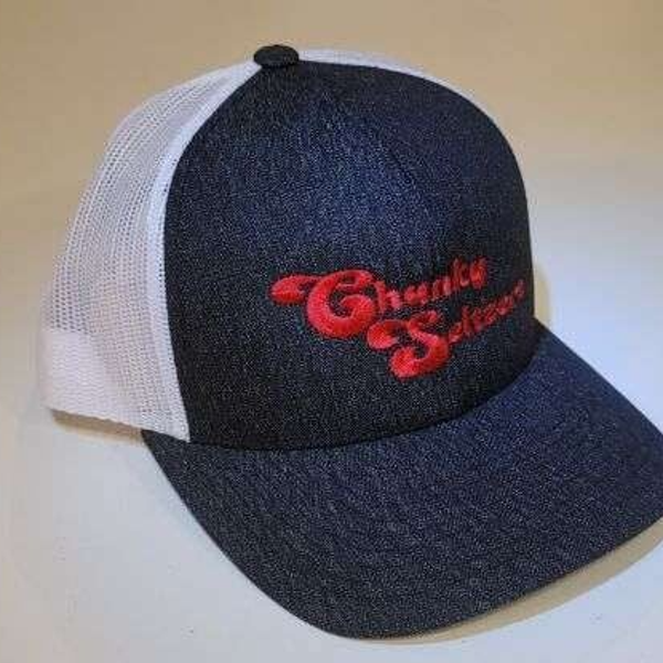 Chunky Hat - Black on White