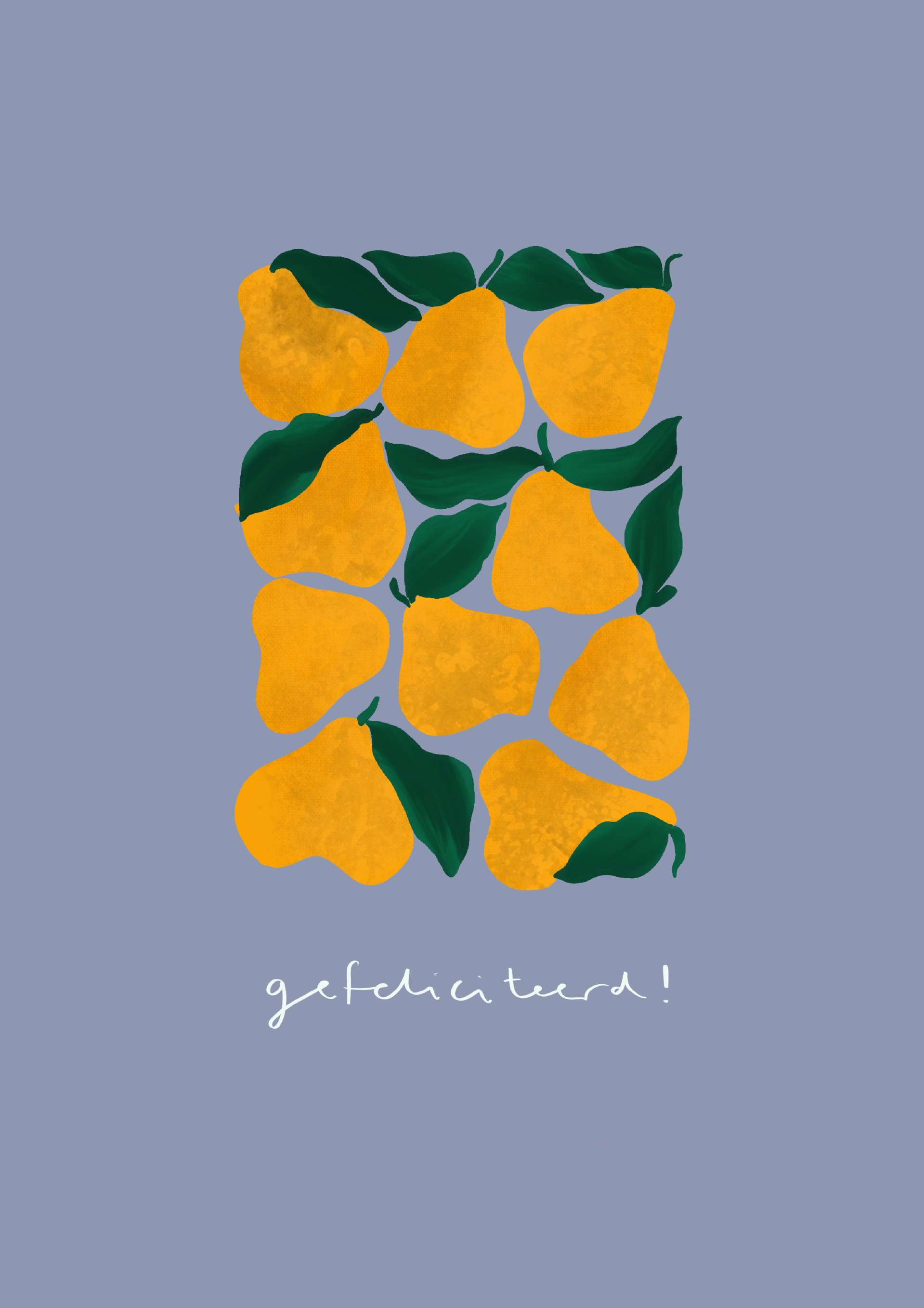 Kaart ‘gefeliciteerd’