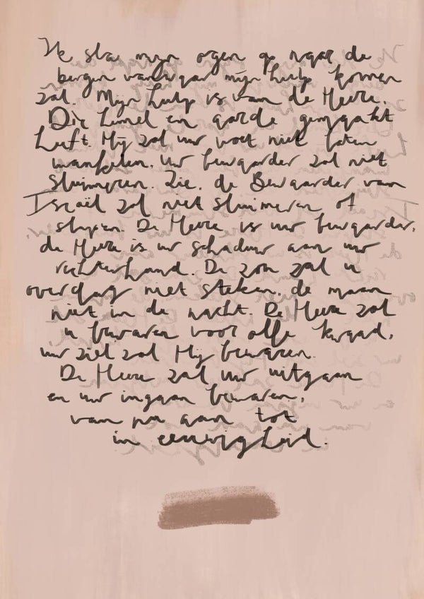 Kaart 'psalm 121'