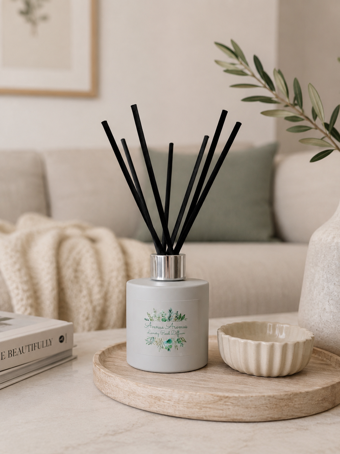 100ml Luxury Reed Diffuser (Grey) Designer Inspired Fragrance
