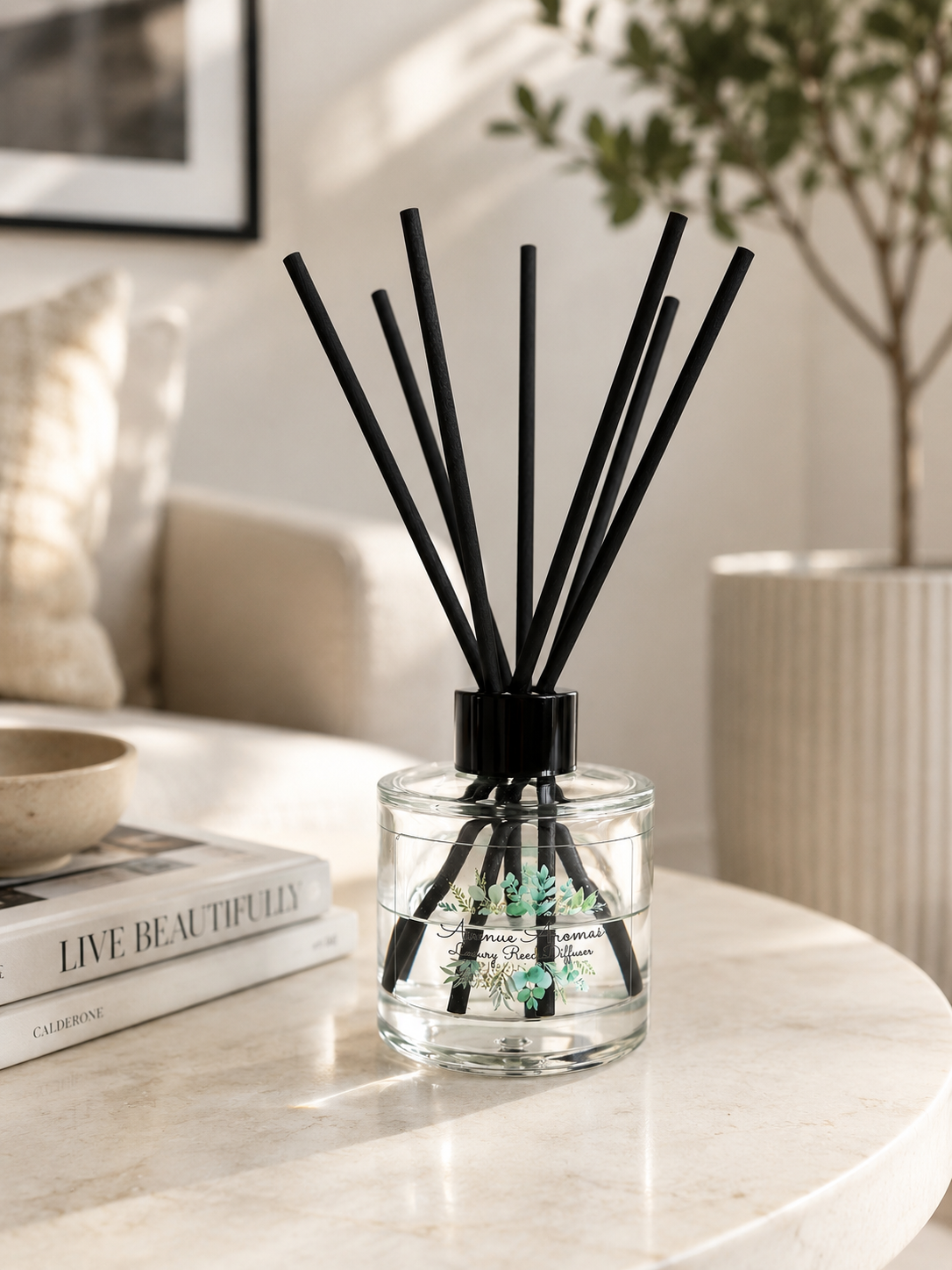 100ml Luxury Reed Diffuser (Clear glass) Fresh and Fruity Fragrances