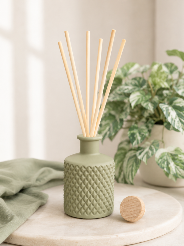 200ml Decorative Reed Diffuser - Sage Green (Designer Inspired Fragrances)