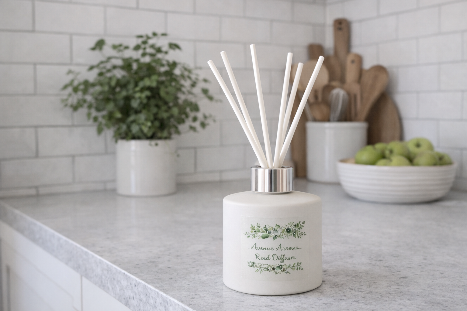 100ml Luxury Reed Diffuser (White) Seasonal Fragrance